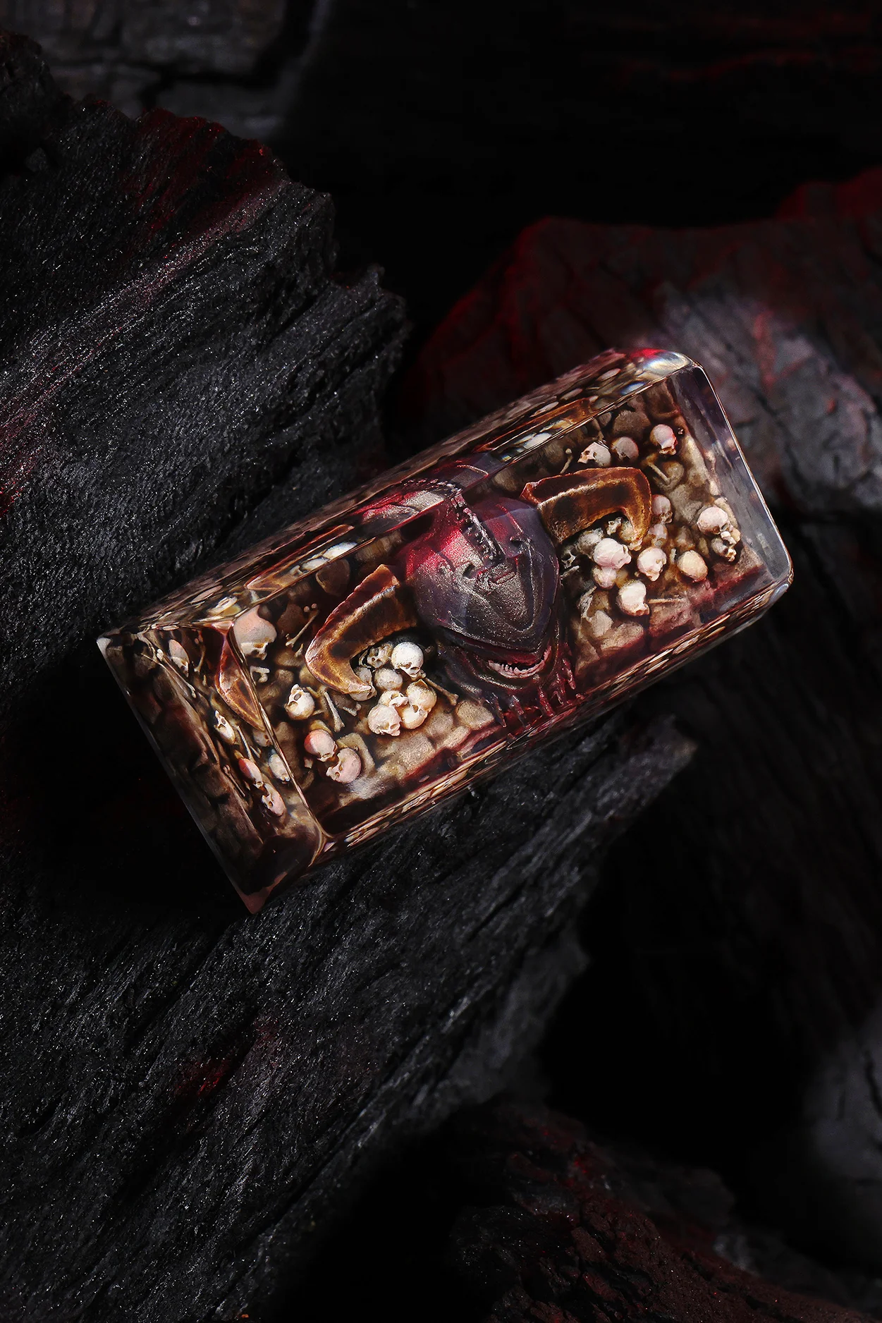 Drop + DOOM: The Dark Ages Mecha Dragon Artisan Keycap