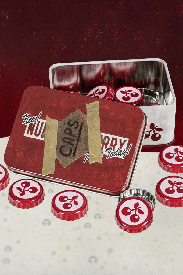 Fallout Bottle Cap Series: Nuka Cherry with Collectible Tin