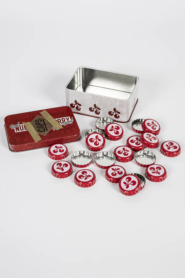 134-fallout-bottle-cap-series-nuka-cherry-with-collectible-tin-7.webp Fallout Bottle Cap Series: Nuka Cherry with Collectible Tin