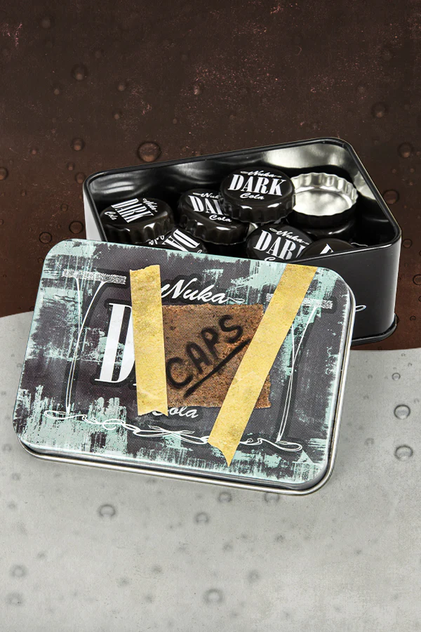 Fallout Bottle Cap Series: Nuka-Cola Dark with Collectible Tin