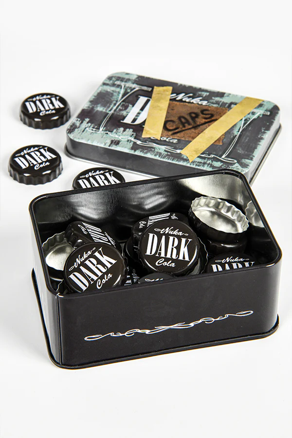 Fallout Bottle Cap Series: Nuka-Cola Dark with Collectible Tin