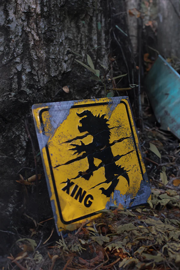 154-fallout-deathclaw-crossing-metal-sign-3.webp Fallout Deathclaw Crossing Metal Sign