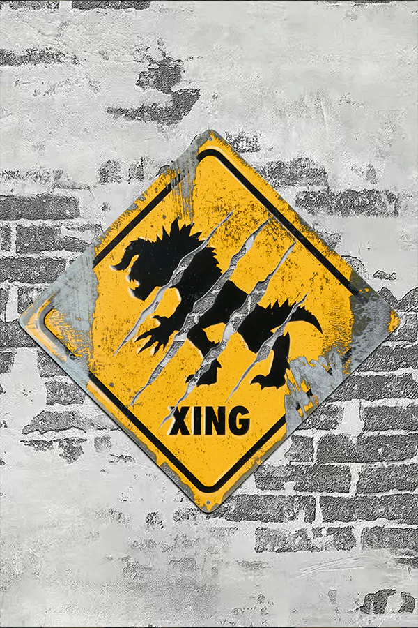 154-fallout-deathclaw-crossing-metal-sign-5.webp Fallout Deathclaw Crossing Metal Sign