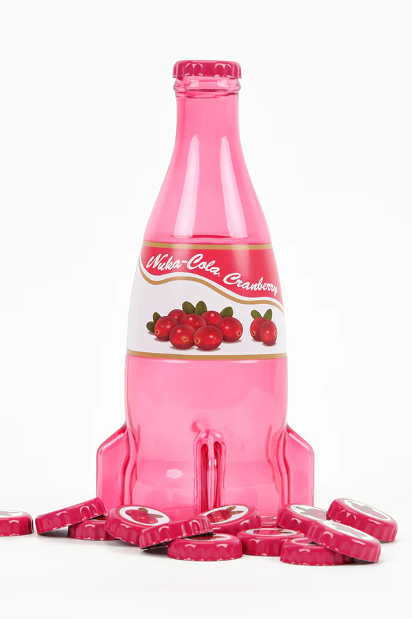 224-fallout-nuka-cola-cranberry-glass-bottle-caps-2.webp Fallout Nuka-Cola Cranberry Glass Bottle & Caps