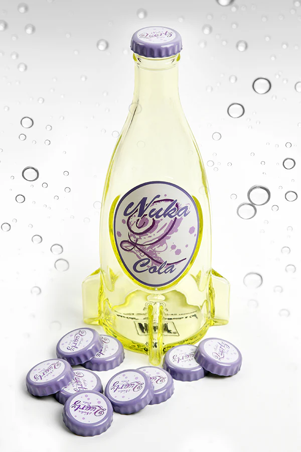 Fallout Nuka-Cola Quartz Glass Bottle & Caps