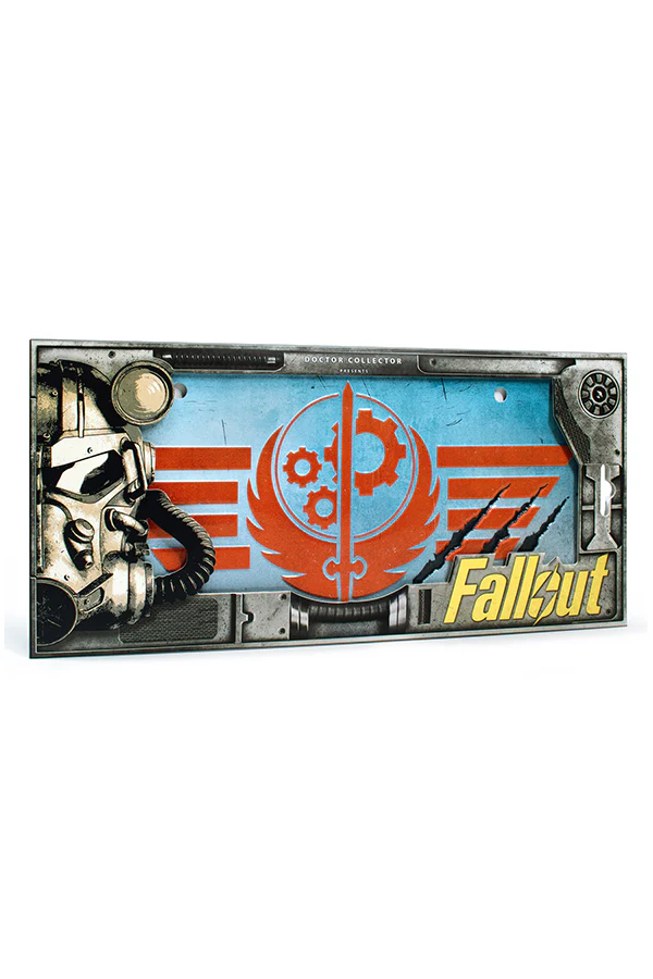 245-fallout-series-brotherhood-of-steel-metal-license-plate-3.webp Fallout Series Brotherhood of Steel Metal License Plate