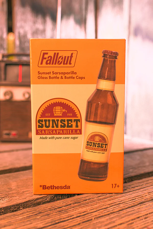 259-fallout-sunset-sarsaparilla-glass-bottle-bottle-caps-11.webp Fallout Sunset Sarsaparilla Glass Bottle & Bottle Caps