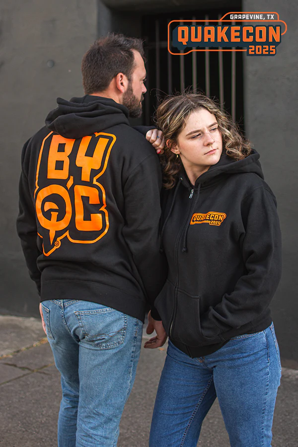 QuakeCon 2025 BYOC Zip-Up Hoodie