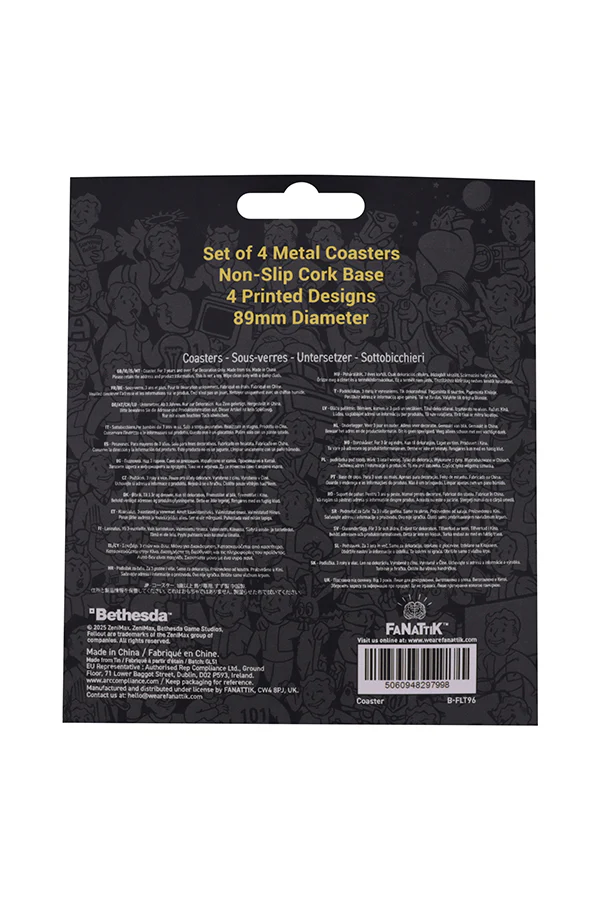 639-fallout-set-of-4-metal-coasters-9.webp Fallout Set of 4 Metal Coasters