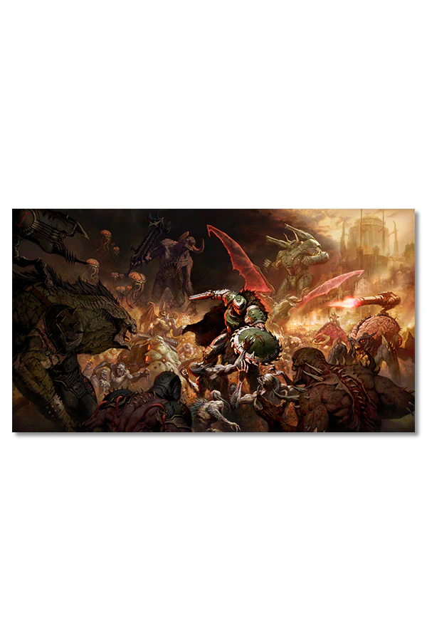 DOOM: The Dark Ages Endless Battle Lithograph