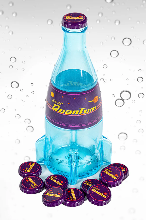 Fallout Nuka-Cola Quantum Glass Bottle & Caps