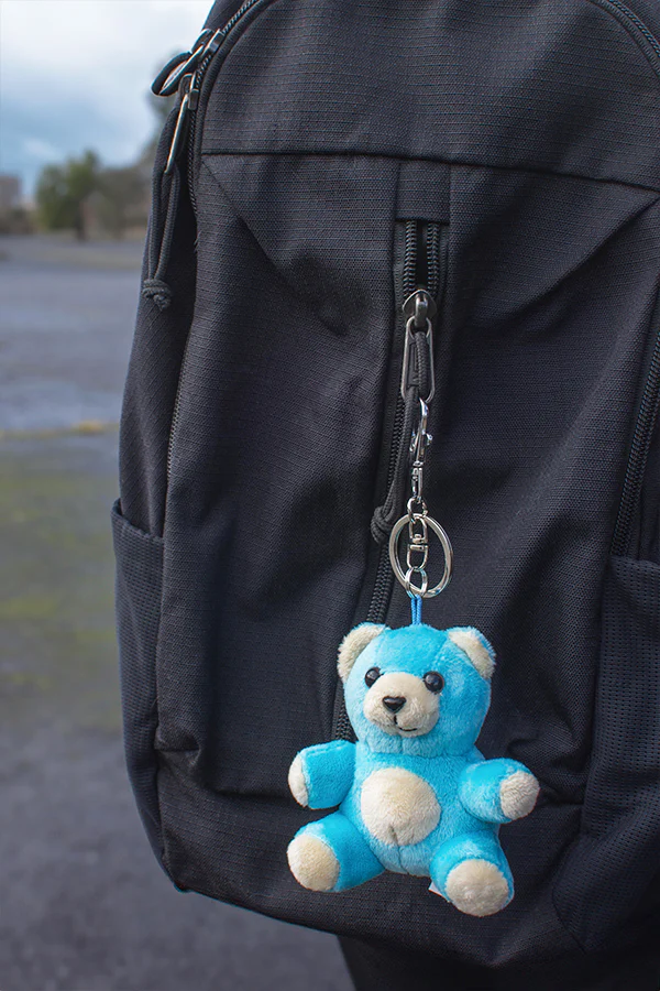 Fallout Quantum Bear keychain Companion